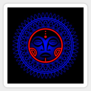 POLYNESIAN MASK 1B Sticker